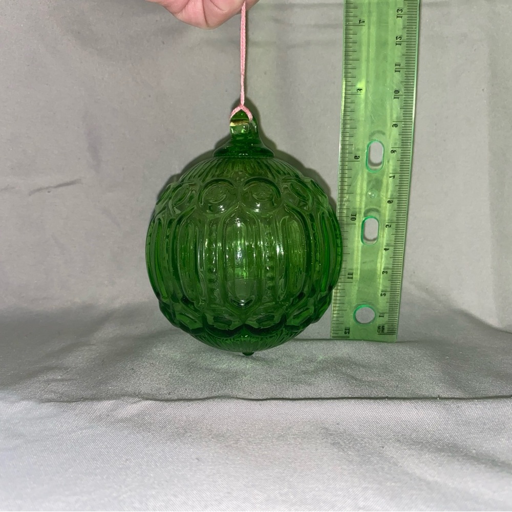 Moon and star glass ornament Weishar